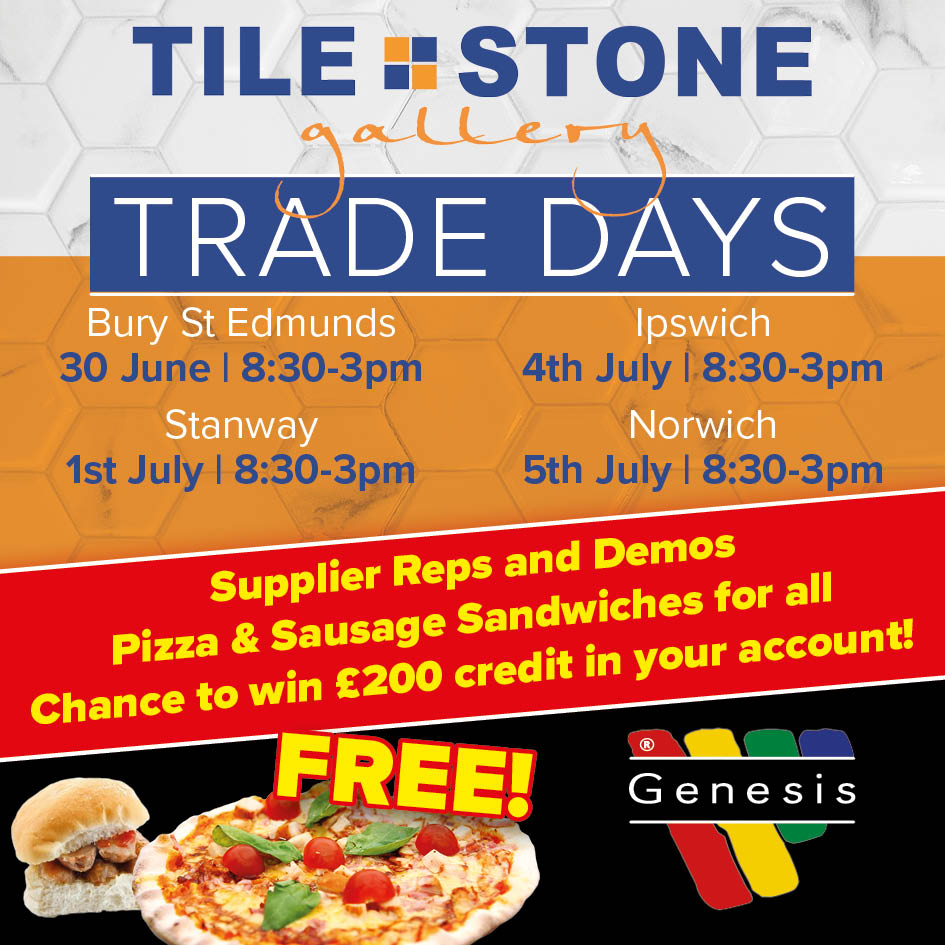 Tile & Stone Gallery Trade Days Genesis For the Perfect Finish