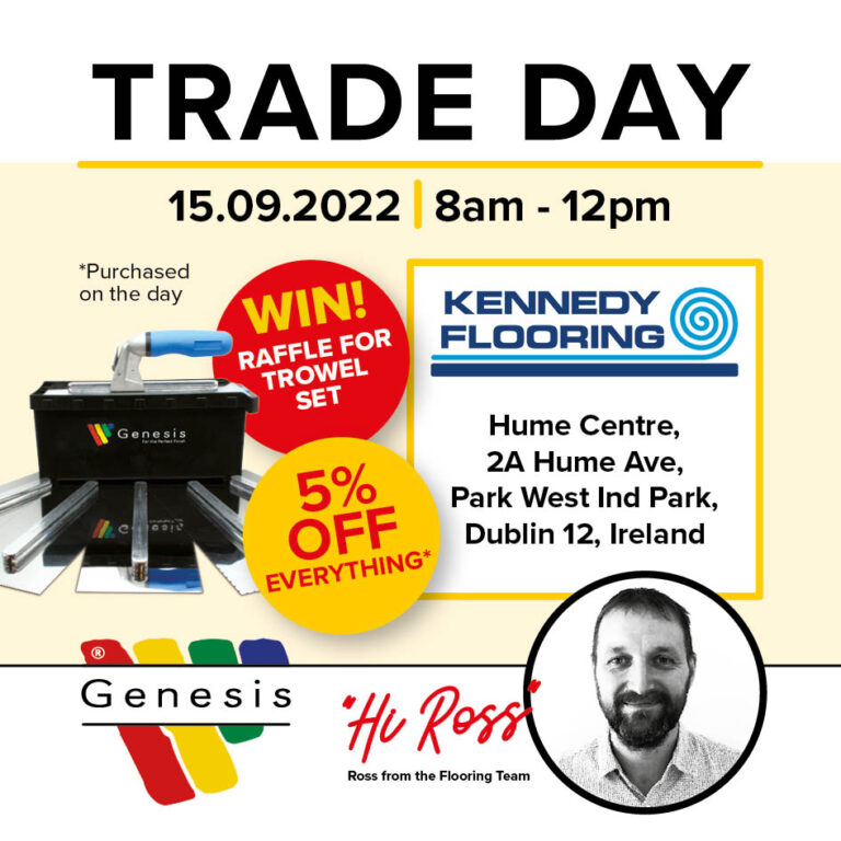 Trade Day with Kennedy Flooring! Genesis For the Perfect Finish