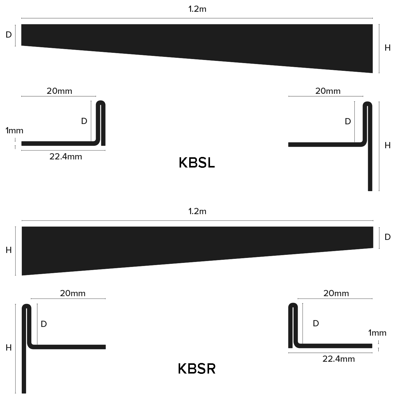 Edge Shower Deck Profile