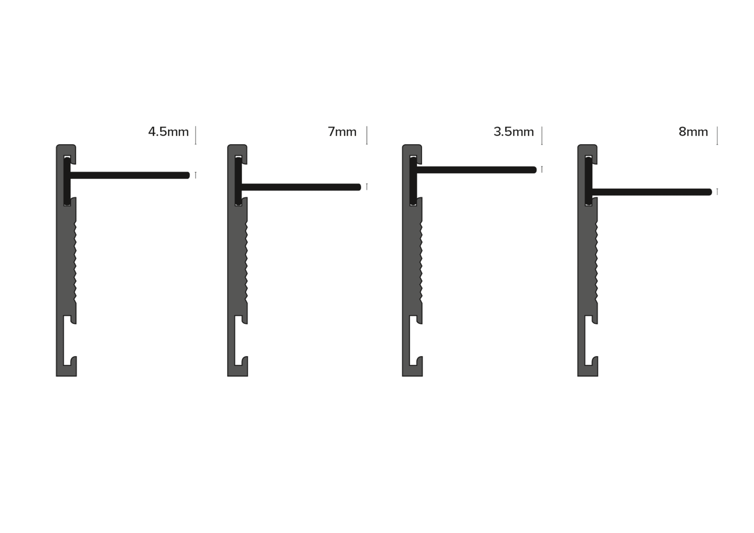 Stair Angles, Clips, and Landing Strips