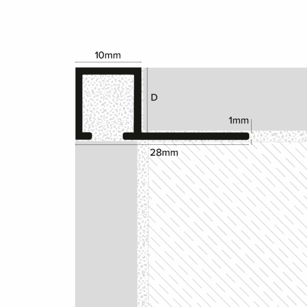 Edging Sample Square Solid Brass Square Edge - TDB - Genesis Global Systems