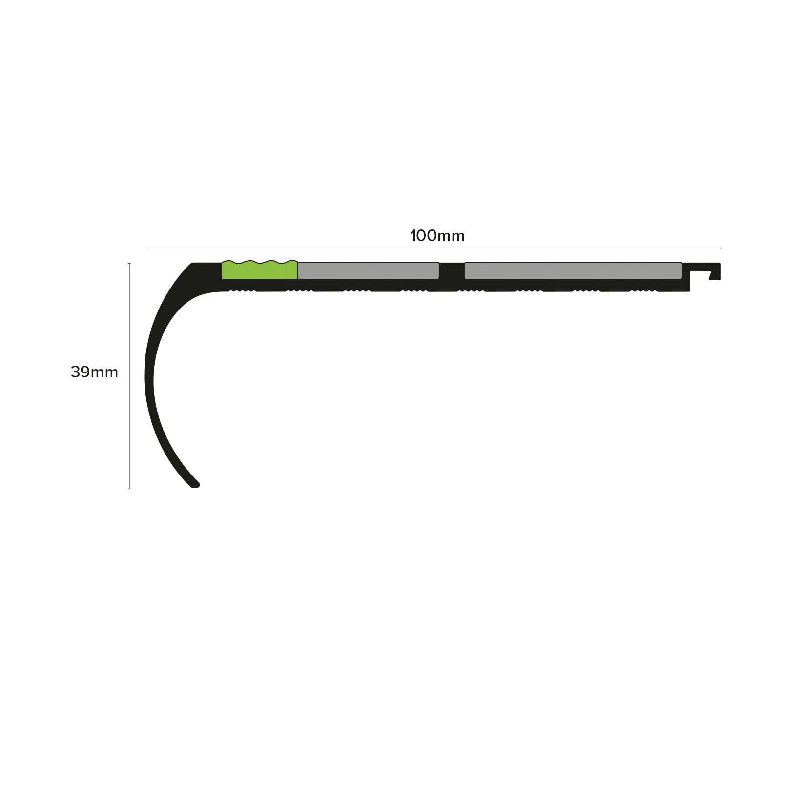 Bullnose Double Channel