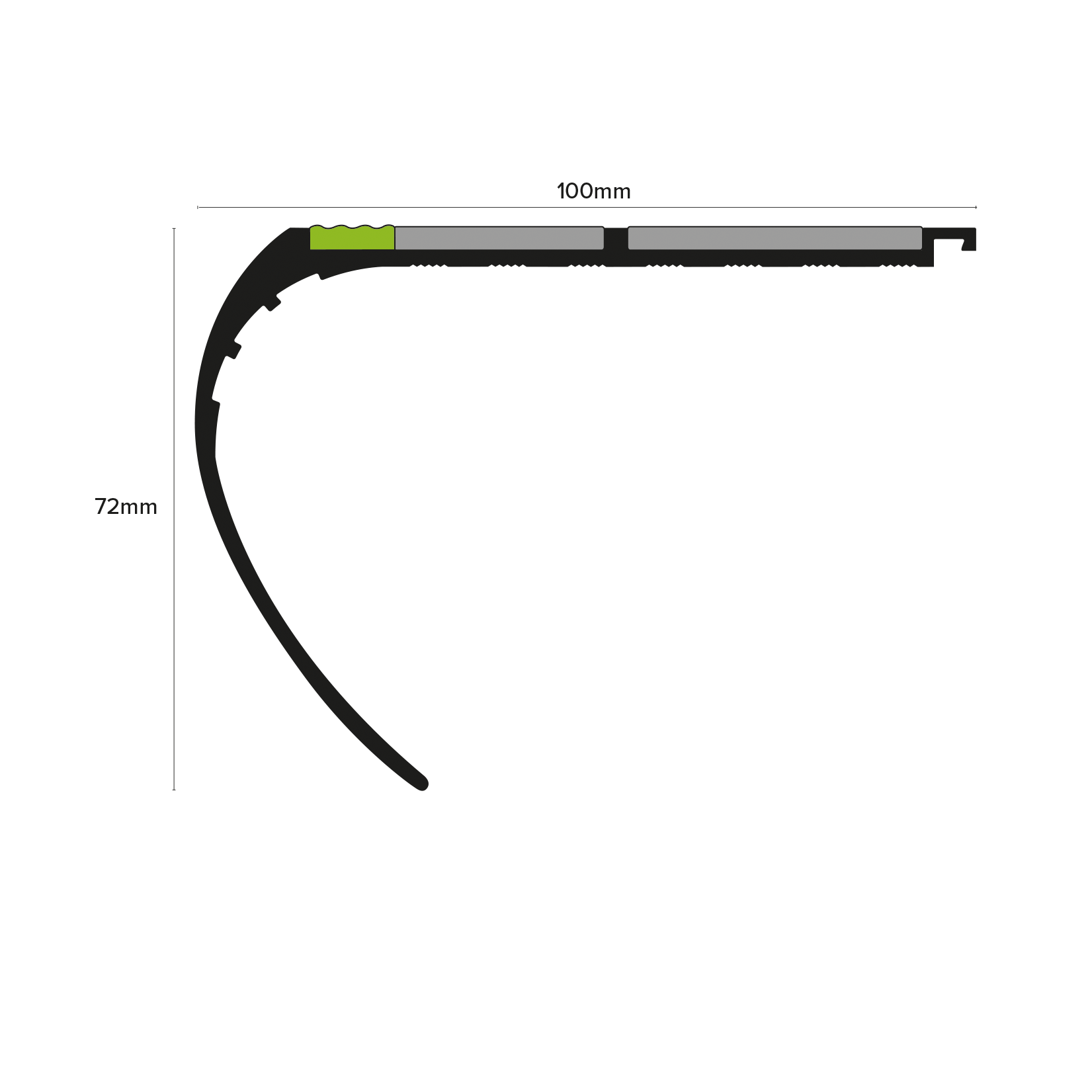 Bullnose Double Channel
