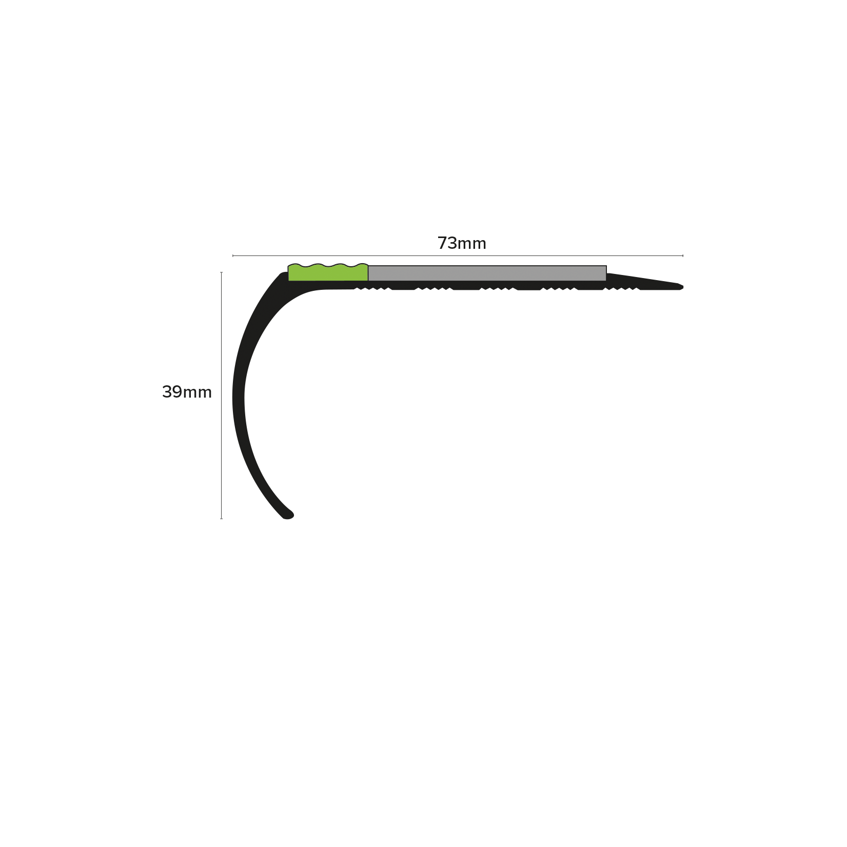Bullnose Single Channel w/Ramp