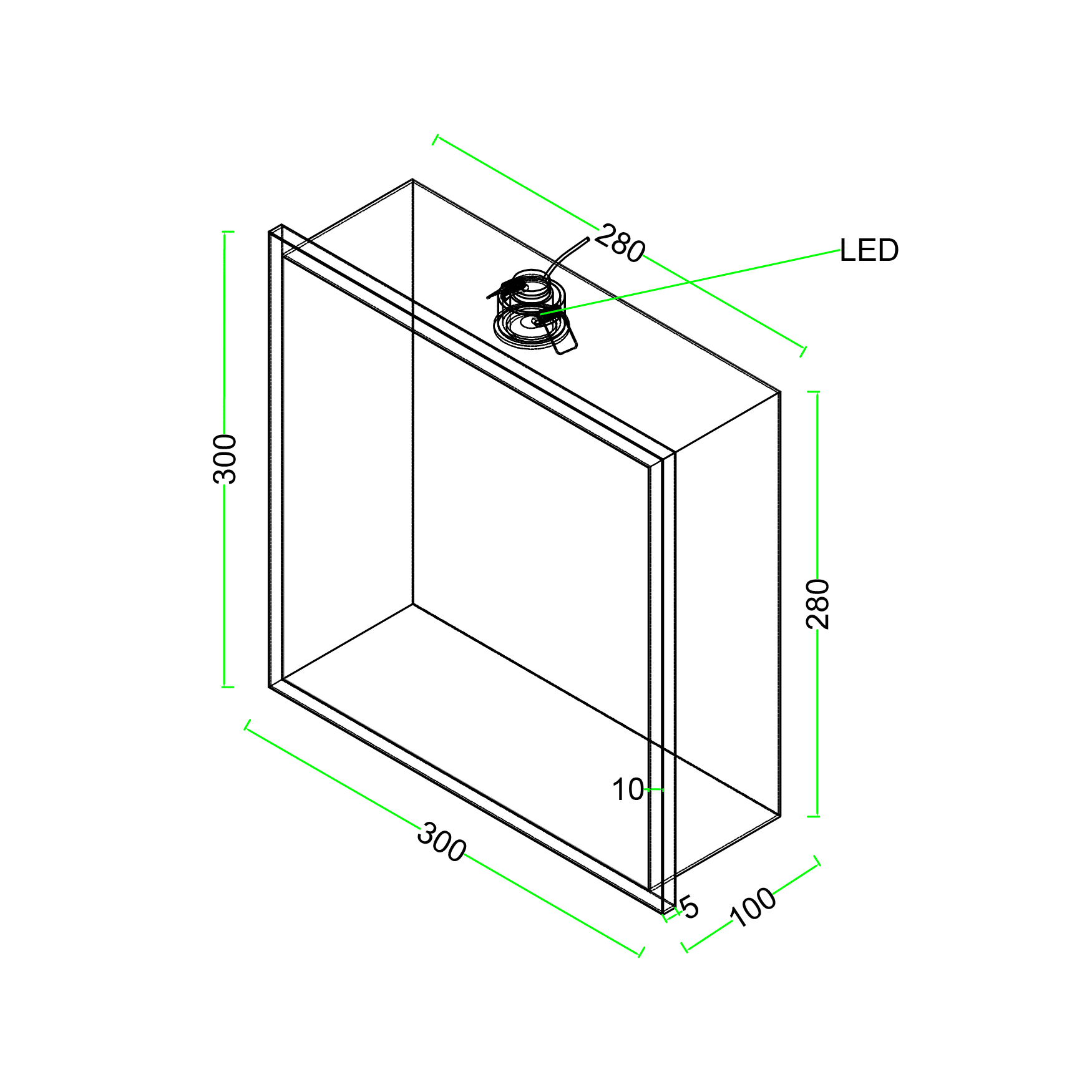 Stainless Steel Niches w/LED's