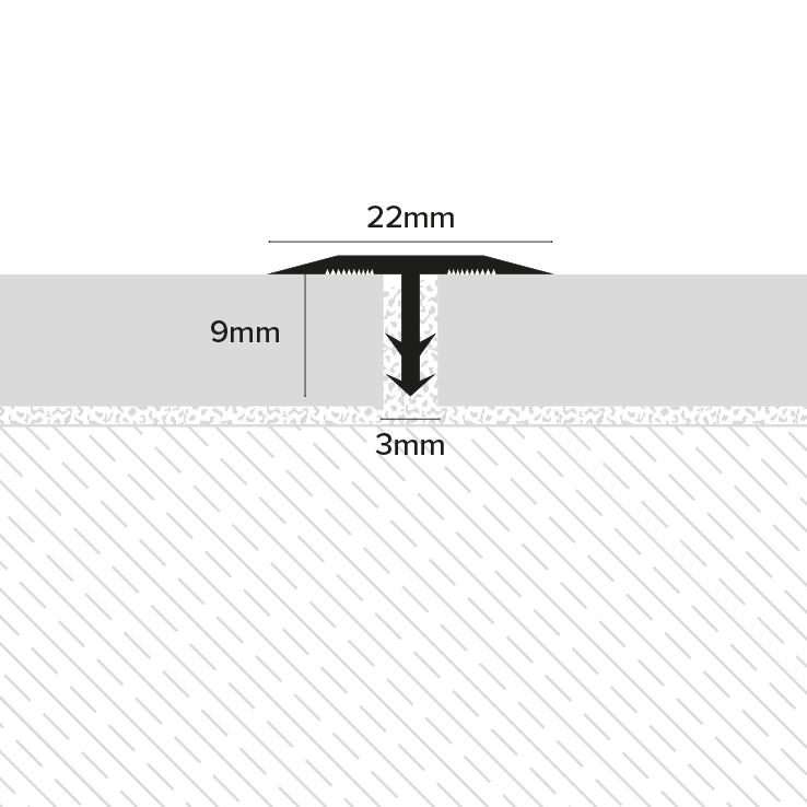 Aluminium Dividing Strip