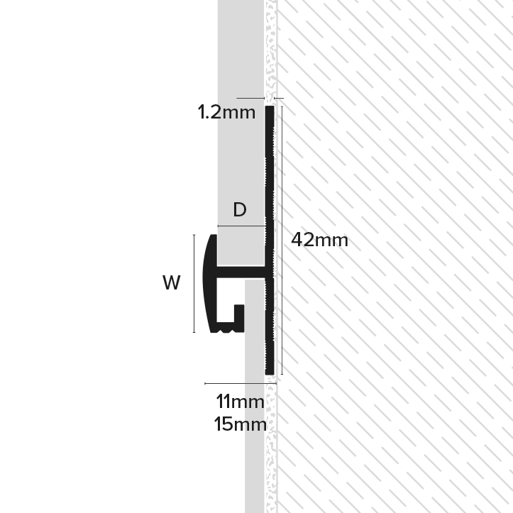 Vinyl to Tile Cap Edge